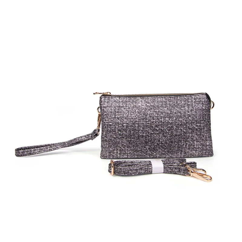 8015 Bailey Three Compartment Crossbody/Wristlet