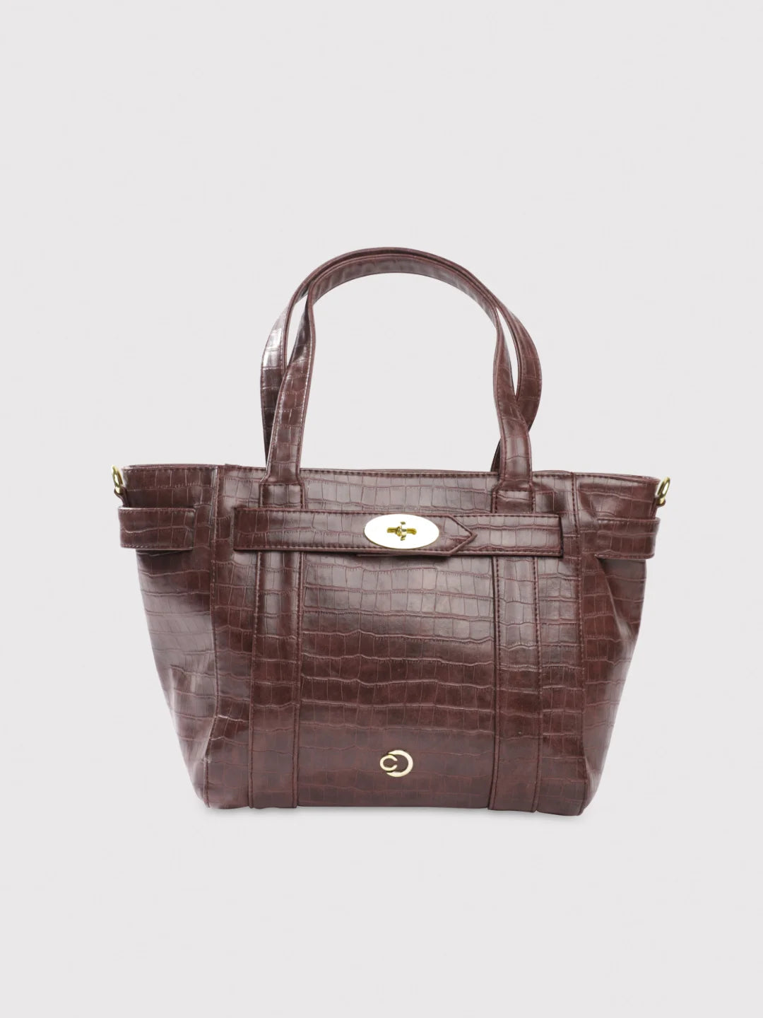 Caprese Treza Satchel Large Plum