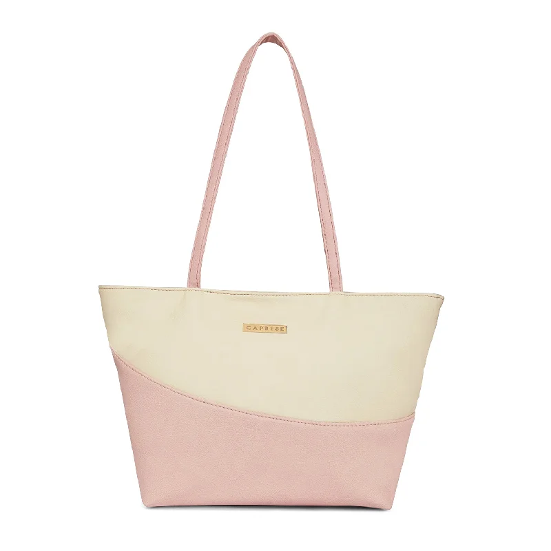 Caprese Tryst Satchel Large Peach