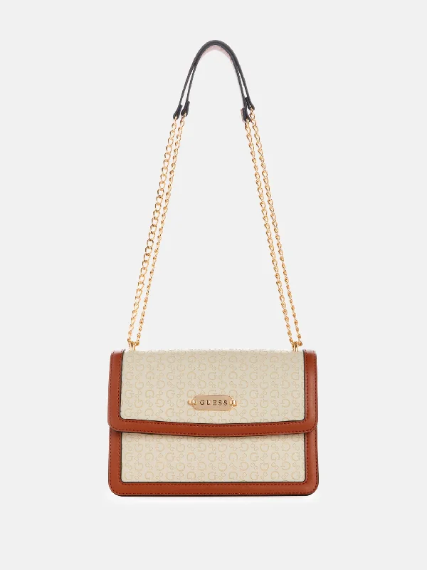 Cassey Debossed Logo Convertible Crossbody