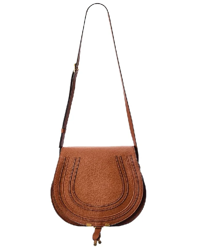 Chloé Marcie Medium Leather Saddle Bag