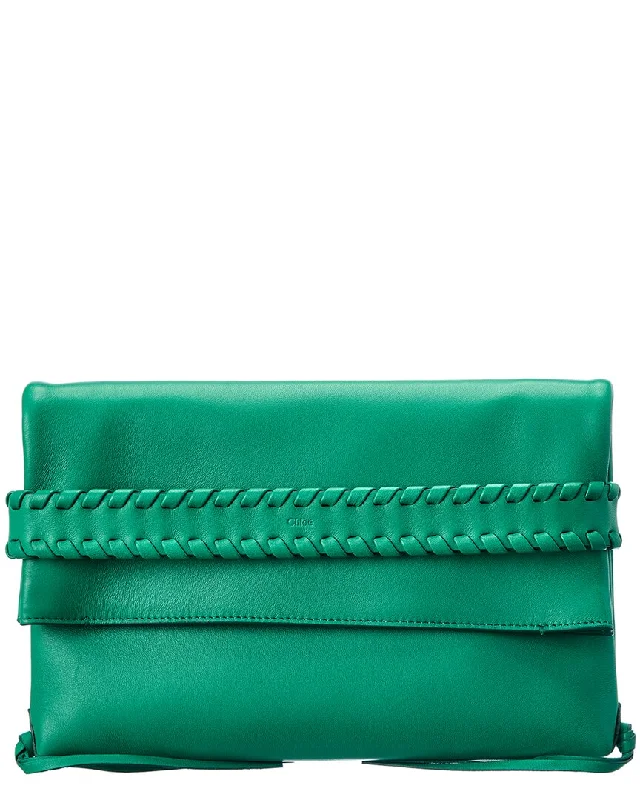 Chloé Mony Leather Clutch