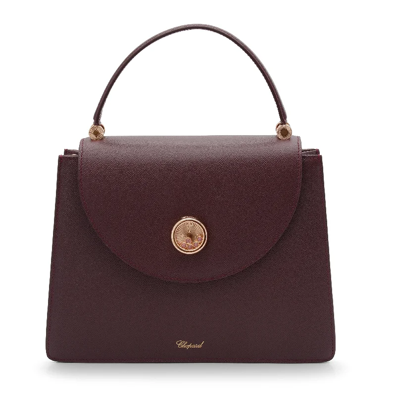 Chopard Happy Bordeaux Leather Shoulder Bag 95000-0889