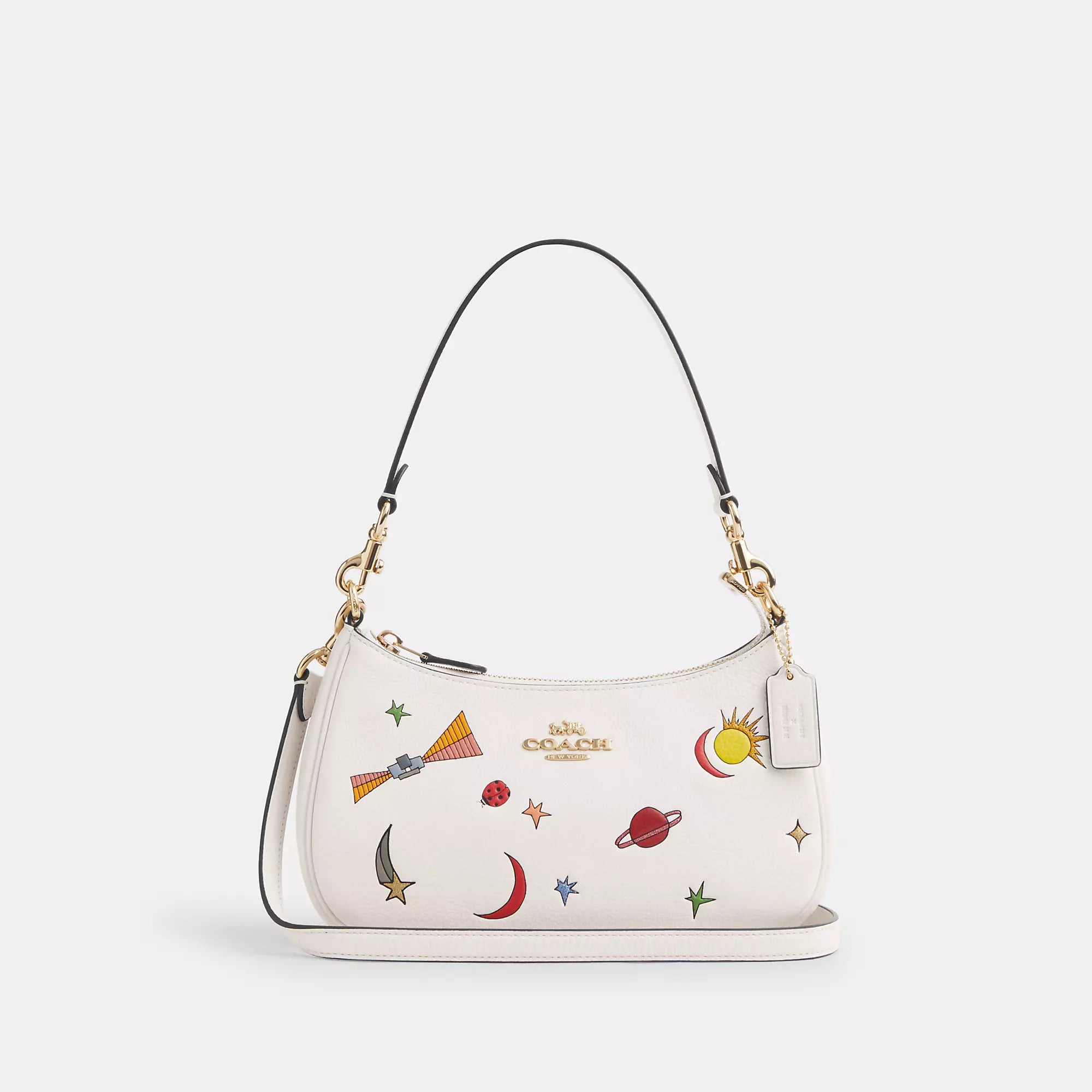 Coach Outlet Coach X Observed By Us Teri Shoulder Bag In Leather With Print