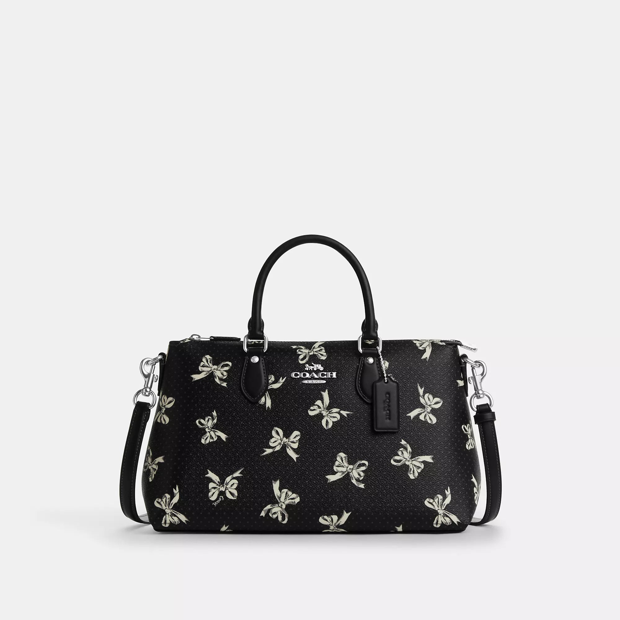 Coach Outlet Georgia Stachel Bag With Bow Print