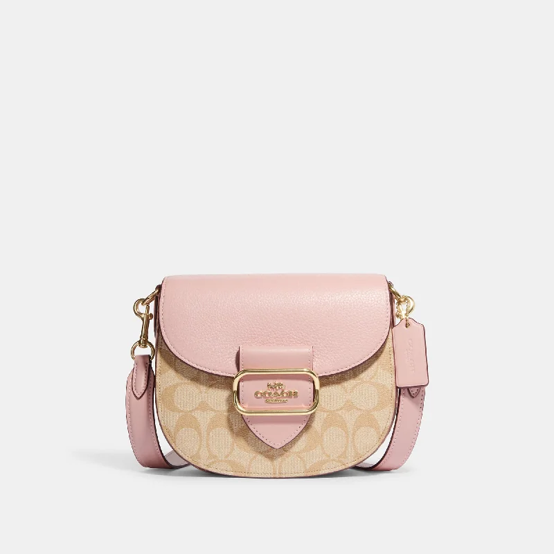 Coach Outlet Morgan Saddle Bag In Signature Canvas