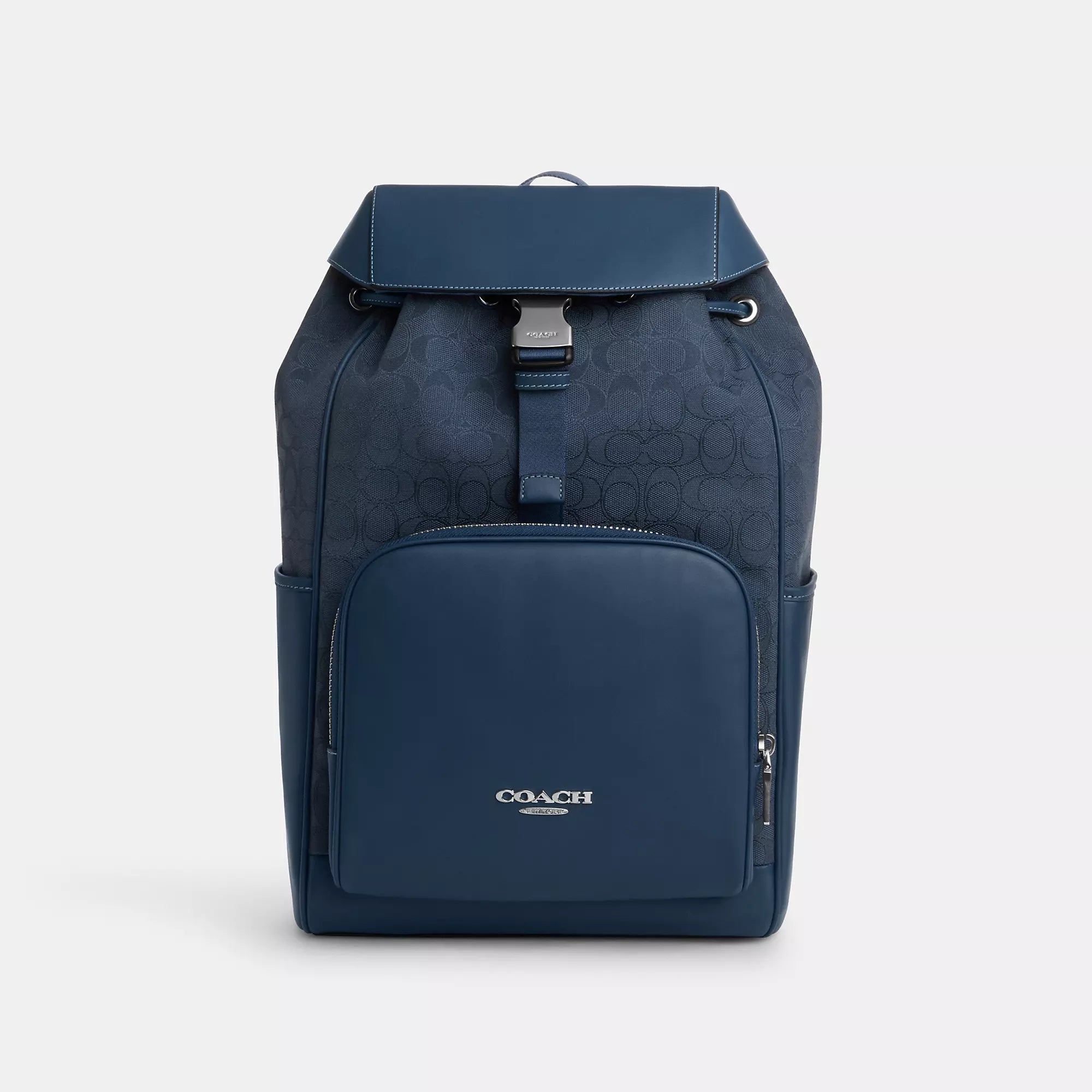 Coach Outlet Racer Backpack In Signature Jacquard