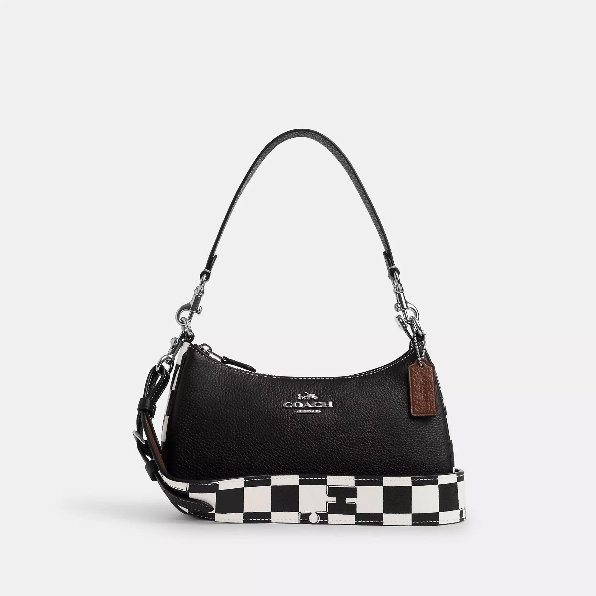 Coach Outlet Teri Shoulder Bag With Checkerboard Print