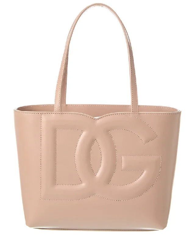 Dolce & Gabbana DG Logo Leather Tote