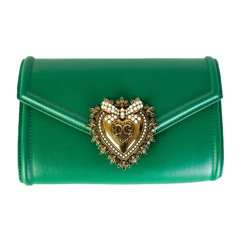 Dolce & Gabbana Leather Devotion Women's Clutch