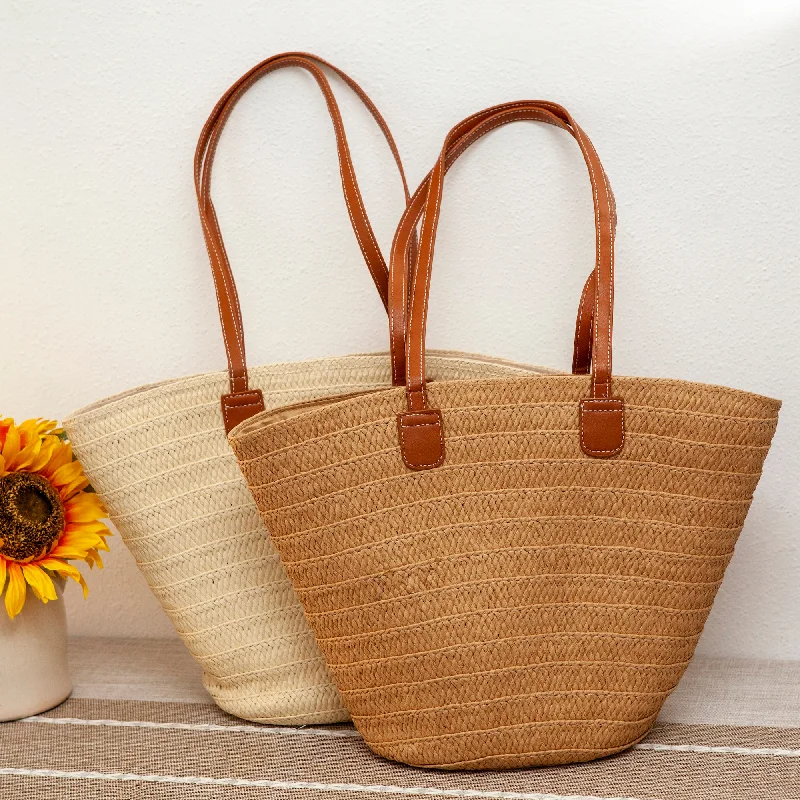 Elena Handbags Summer Basket Tote Bag