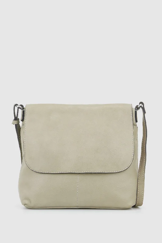 Maya Leather Flap Crossbody Bag