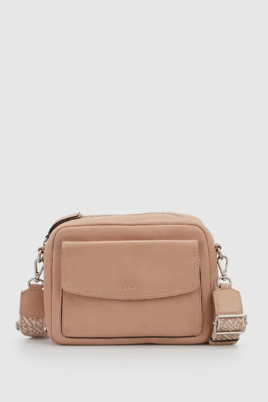 Pia Leather Crossbody Bag