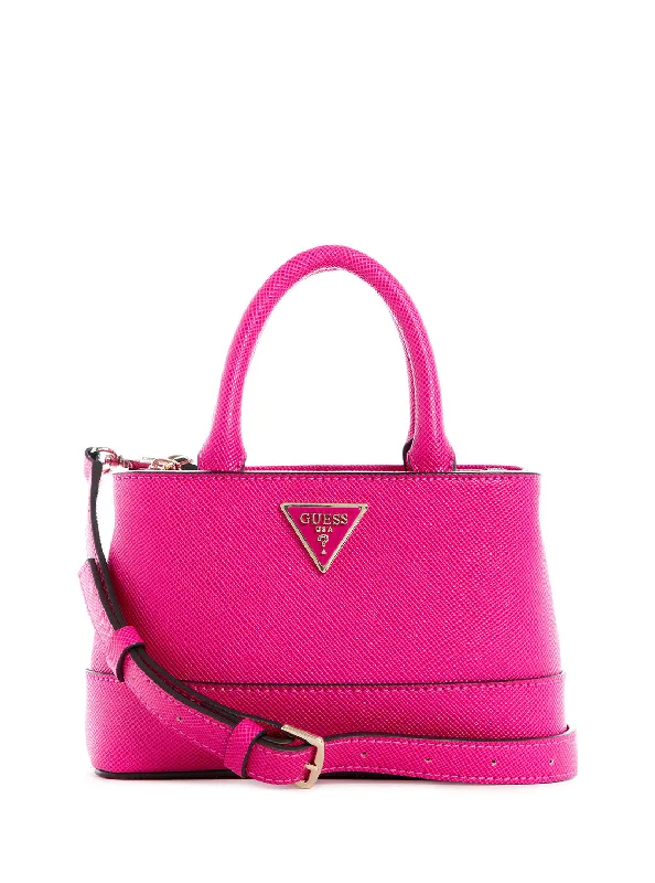 Fuchsia Cordelia Mini Satchel Bag