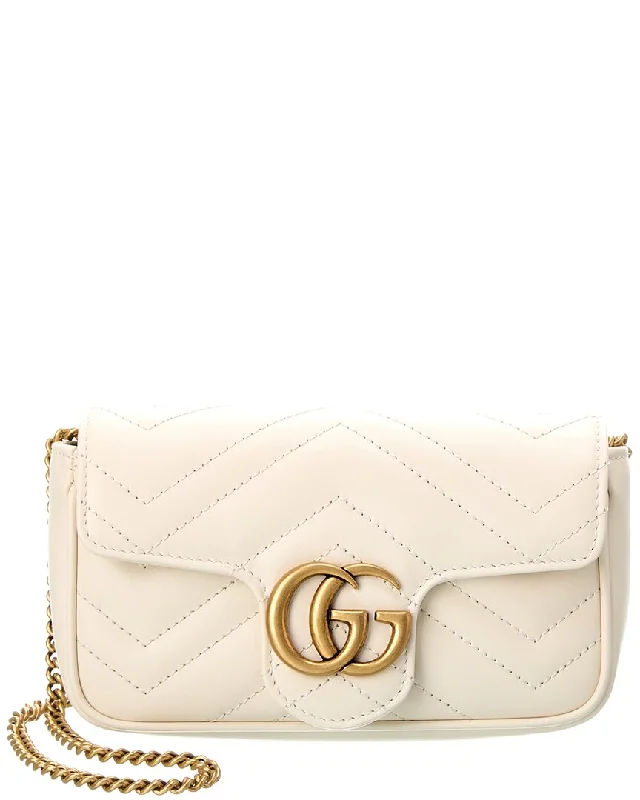 Gucci GG Marmont Super Mini Matelasse Leather Shoulder Bag