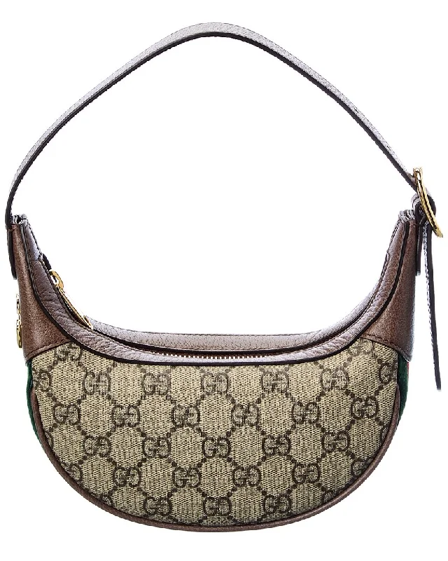 Gucci Ophidia Mini GG Supreme Canvas & Leather Shoulder Bag