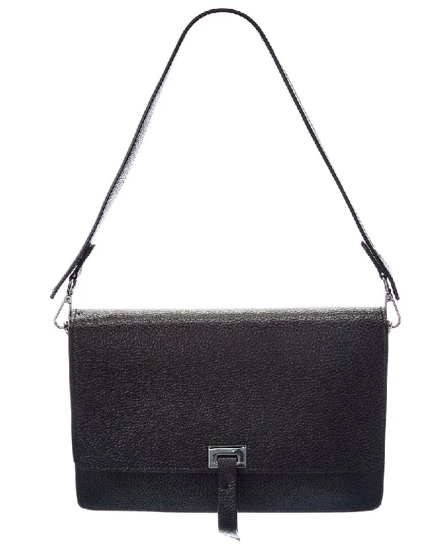 Italian Leather Top Handle Shoulder Bag