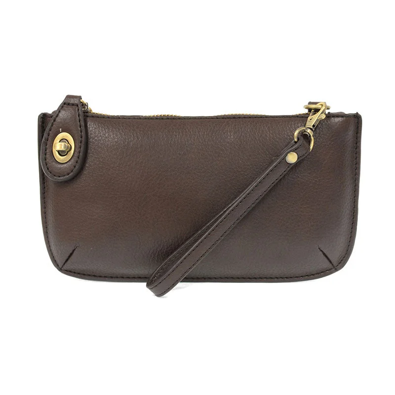 Mini Crossbody Wristlet Clutch-Dark Oak Women's   L8000-128