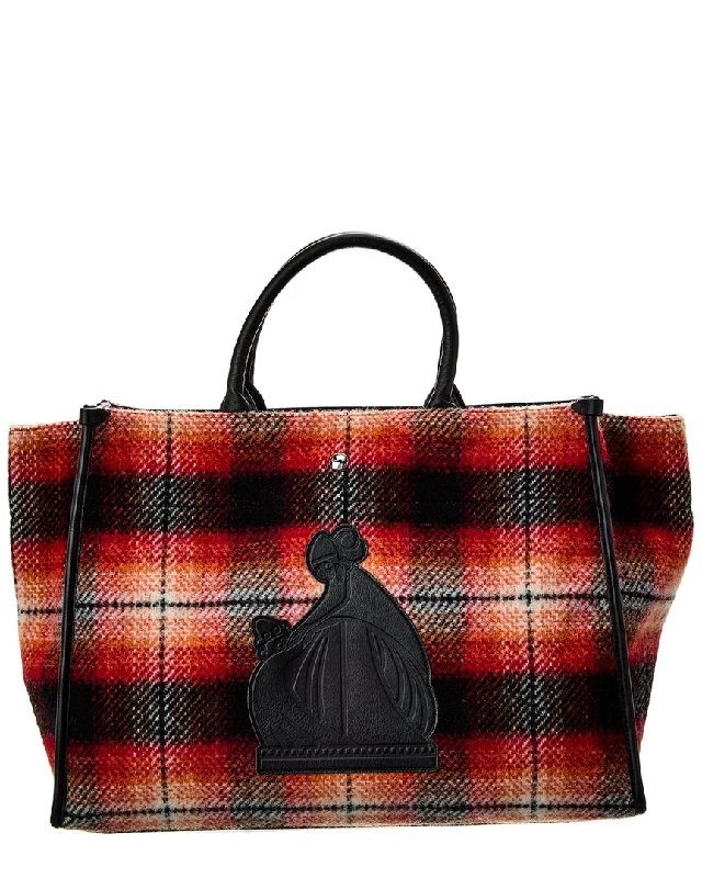 LANVIN Plaid Tote