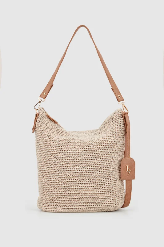 Rayon Crochet Bucket Bag