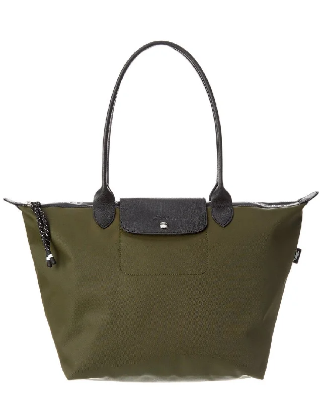 Longchamp Le Pliage Energy Large Canvas & Leather Tote