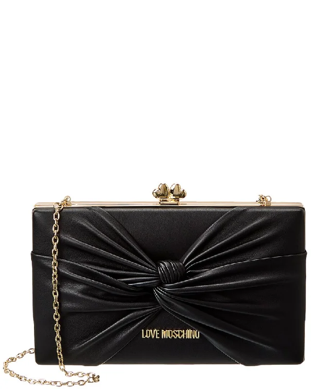 Love Moschino Twist-Detail Clutch