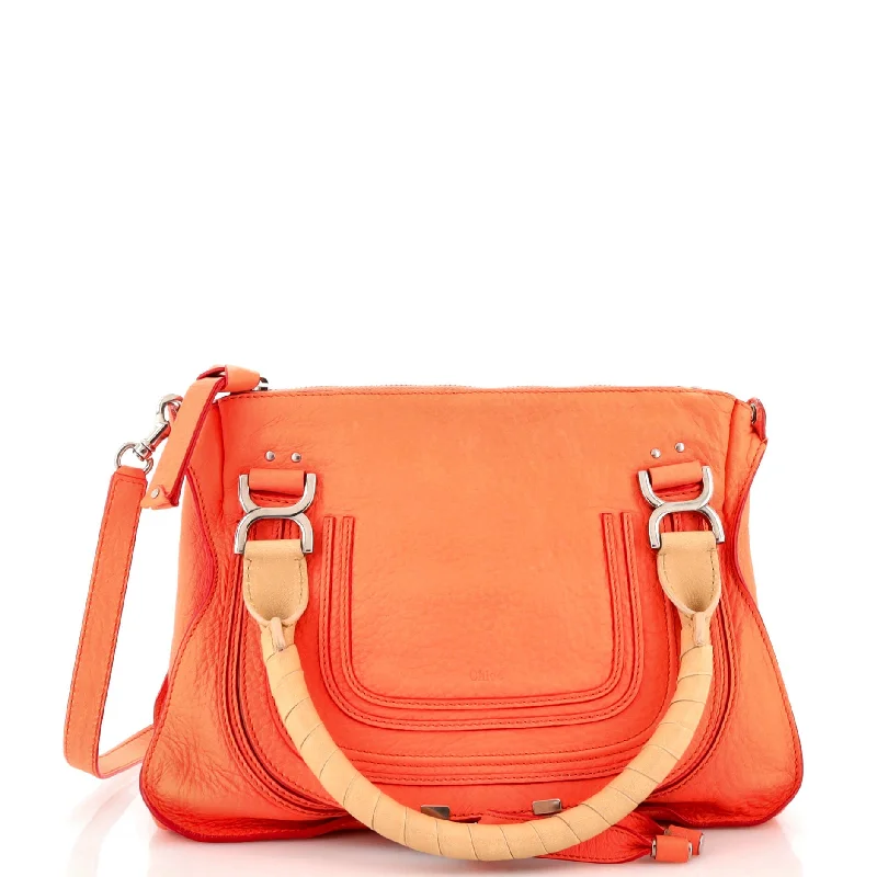 Marcie Satchel Leather Medium