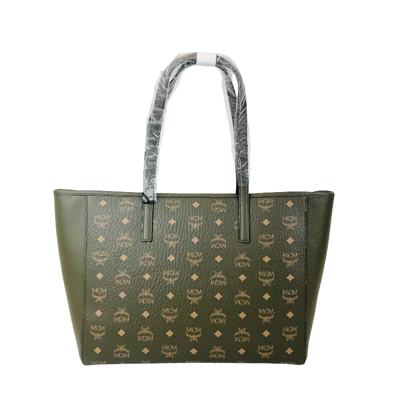 MCM Women's Sea Turtle Visetos Coated Canvas Tote