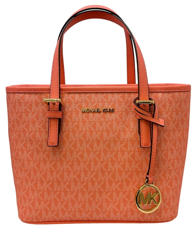 Michael Kors Jet Set Travel Carry All Convertible To Zi Tote Bag