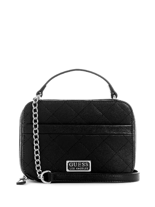 Mirabelli Quilted Mini Double Zip Crossbody