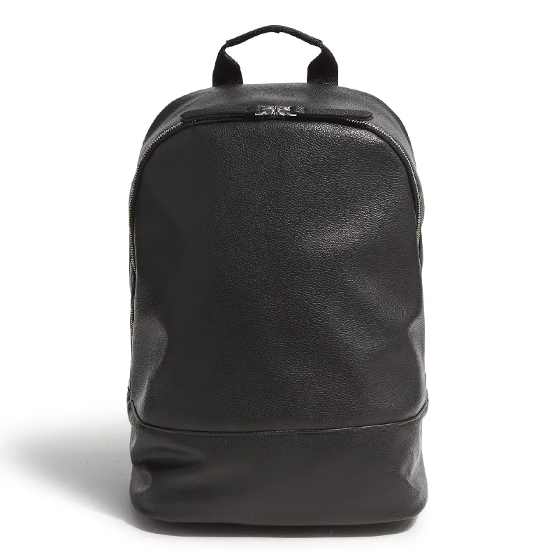 Outlet Faux Leather Commuter Backpack