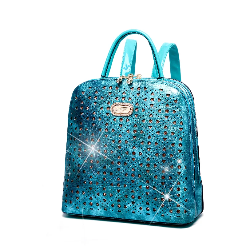 Sparkle of Hearts Highend Designer Backpack