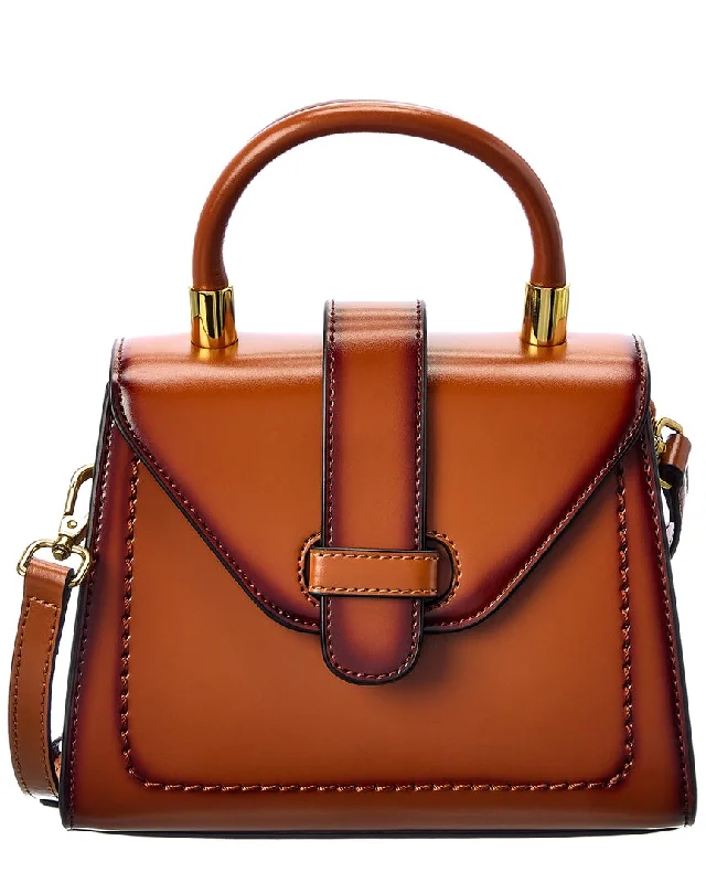 Tiffany & Fred Leather Satchel