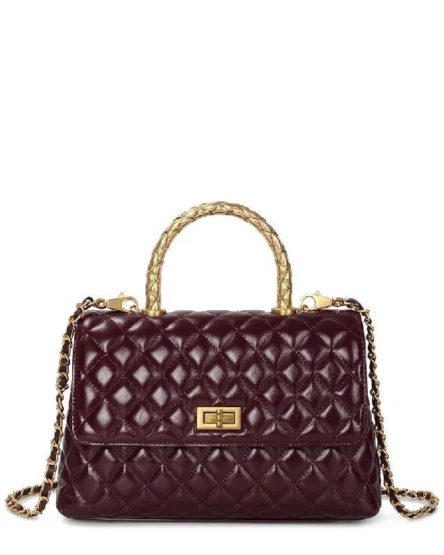 Tiffany & Fred Paris Quilted Leather Satchel