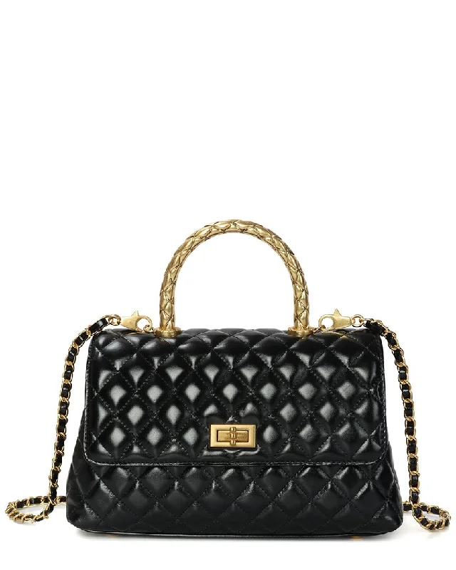 Tiffany & Fred Paris Quilted Leather Satchel