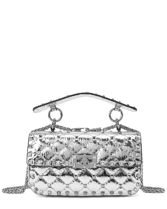 Tiffany & Fred Paris Quilted & Studded Leather Crossbody