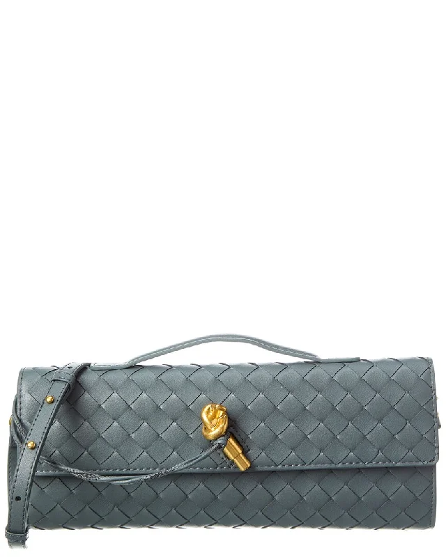 Tiffany & Fred Paris Woven Leather Clutch