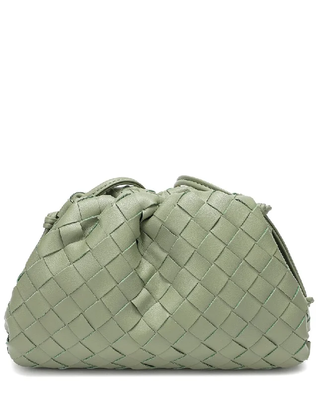 Tiffany & Fred Paris Woven Leather Pouch