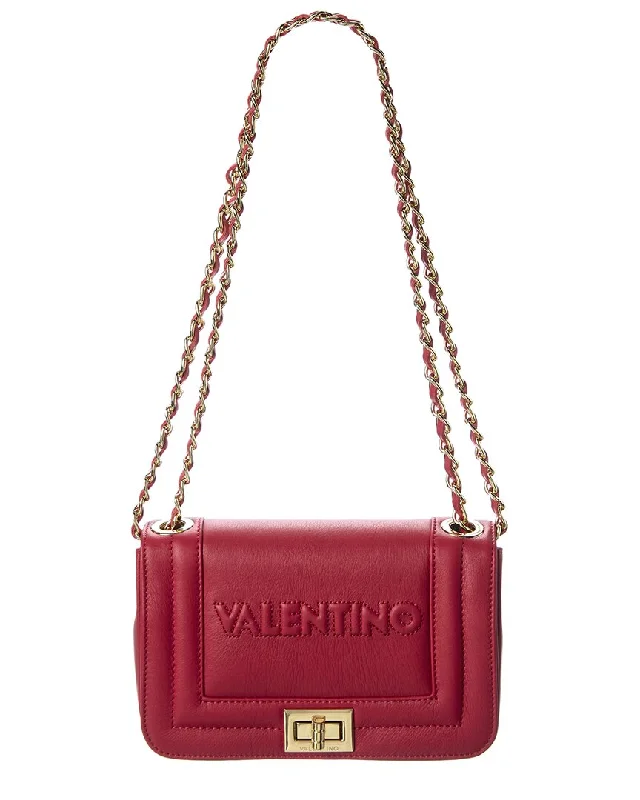 Valentino by Mario Valentino Beatriz Embossed Leather Shoulder Bag