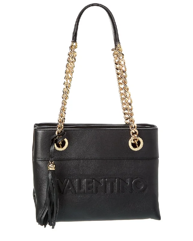 Valentino by Mario Valentino Kali Embossed Leather Shoulder Bag