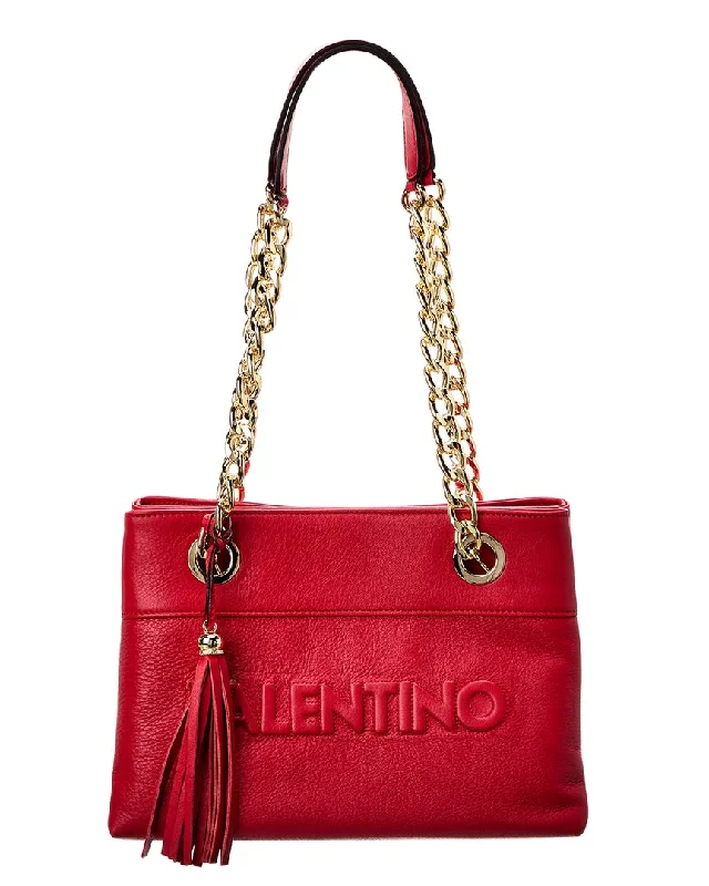 Valentino by Mario Valentino Kali Embossed Leather Shoulder Bag