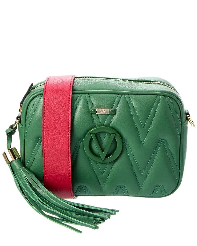 Valentino by Mario Valentino Mia Diamond Leather Crossbody