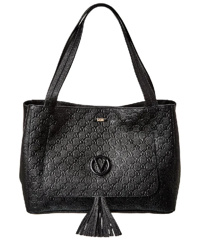 Valentino by Mario Valentino Ollie Dollaro Monogram Leather Tote