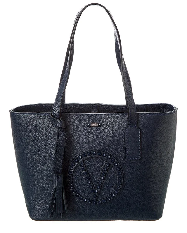 Valentino by Mario Valentino Prince Rock Leather Tote