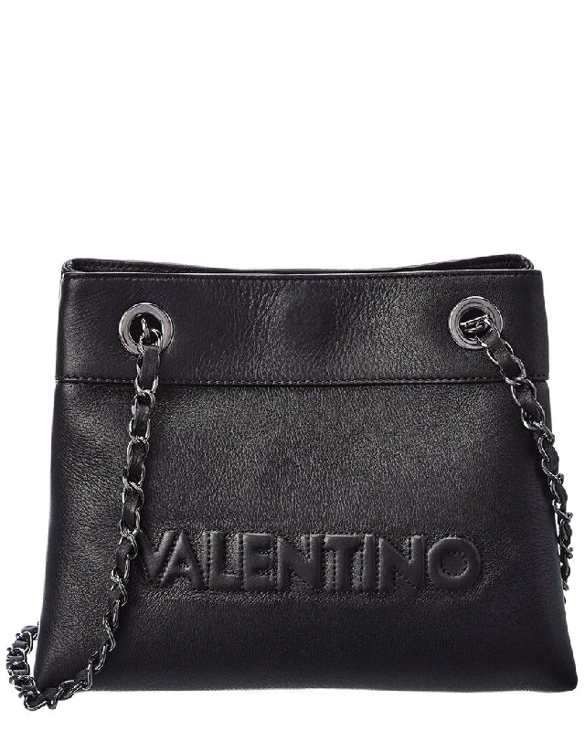 Valentino by Mario Valentino Rita Embossed Leather Shoulder Bag