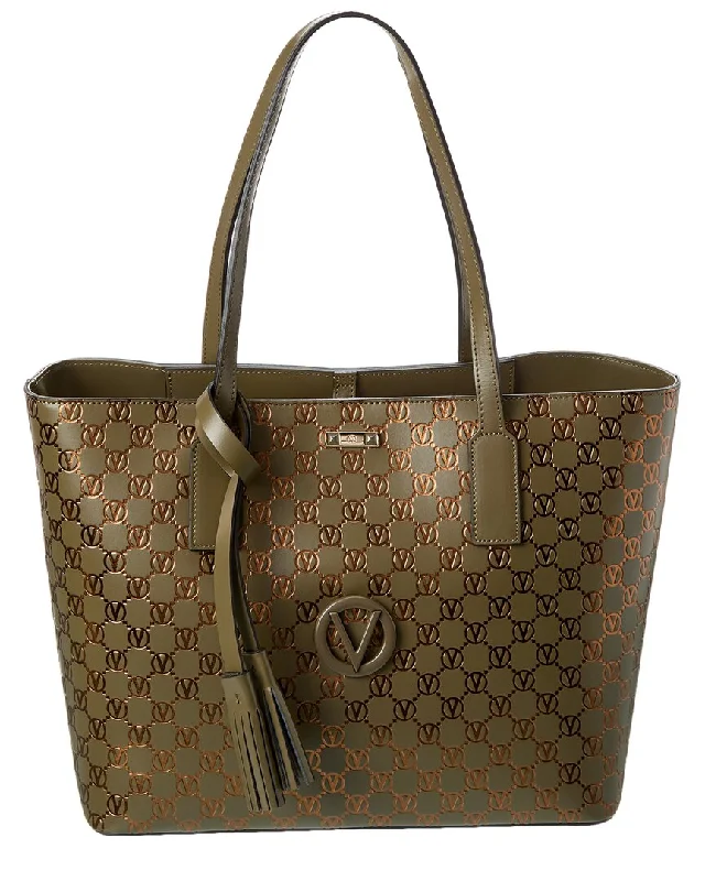 Valentino by Mario Valentino Soho Monogram Leather Tote