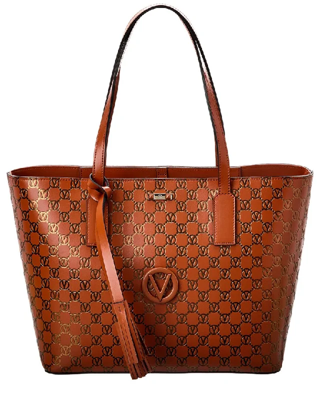 Valentino by Mario Valentino Soho Monogram Leather Tote