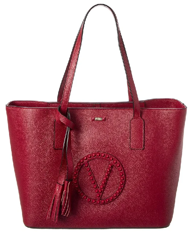 Valentino by Mario Valentino Soho Rock Leather Tote