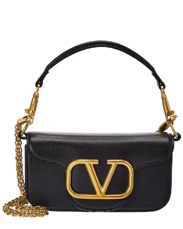 Valentino VLogo Loco Small Leather Shoulder Bag