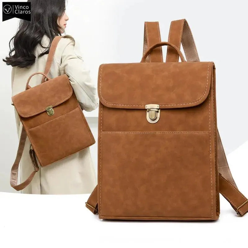 VC Quality Soft Leather Women's Backpack